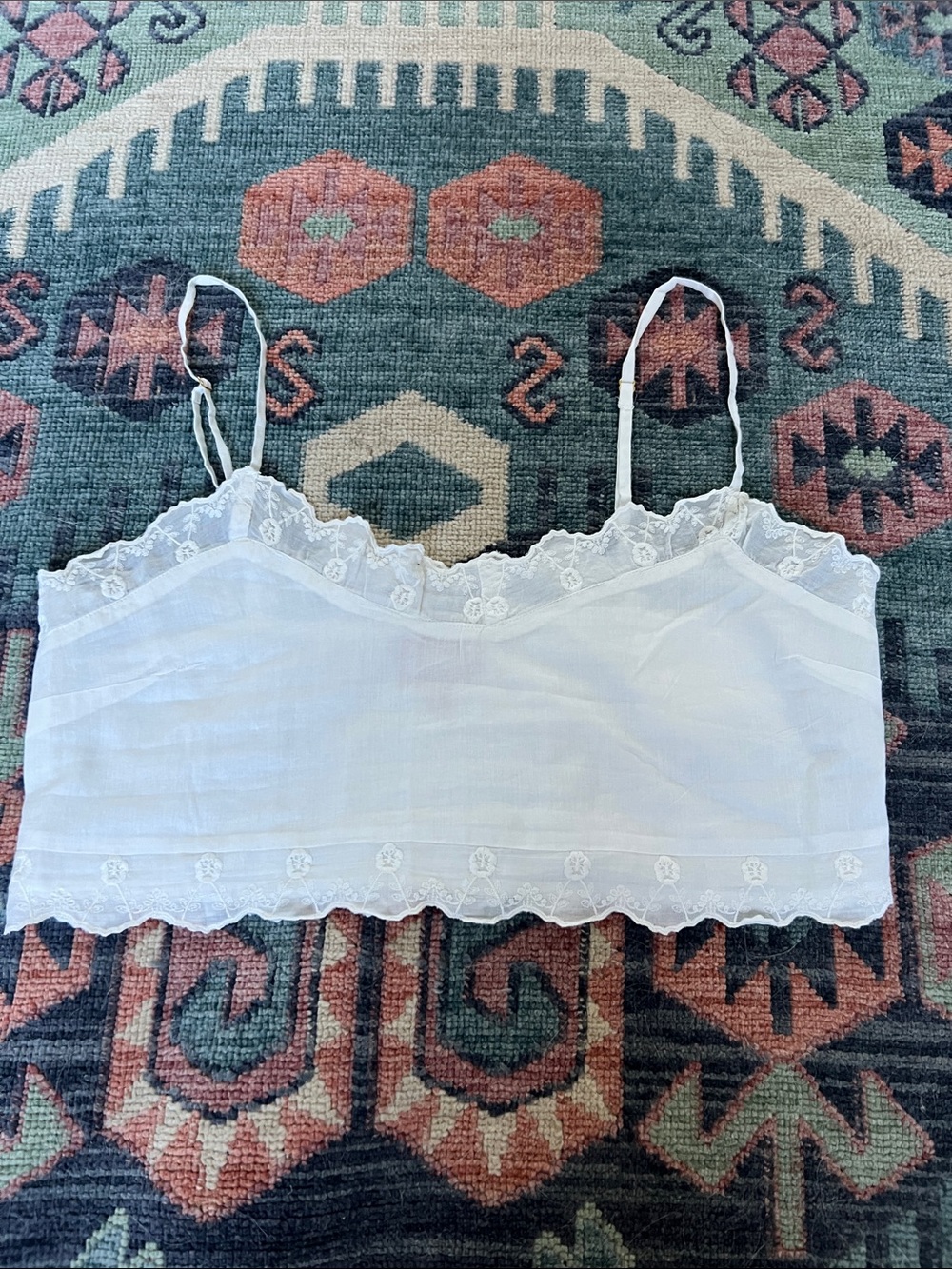 Show Me Your Mumu White Crop Top
